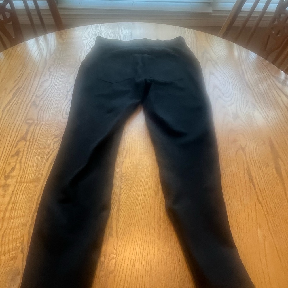 Spanx The Perfect Pant Ankle Rear Pocket Ponte Knit black Size Medium Hi Waist - Picture 4 of 11